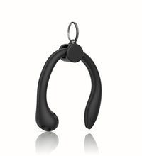 Black AirPod Pro Ear hook accessory with loss prevention keychain
