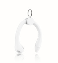 Clear, almost transparent, AirPod Pro Ear hook, a gym accessory for AirPods