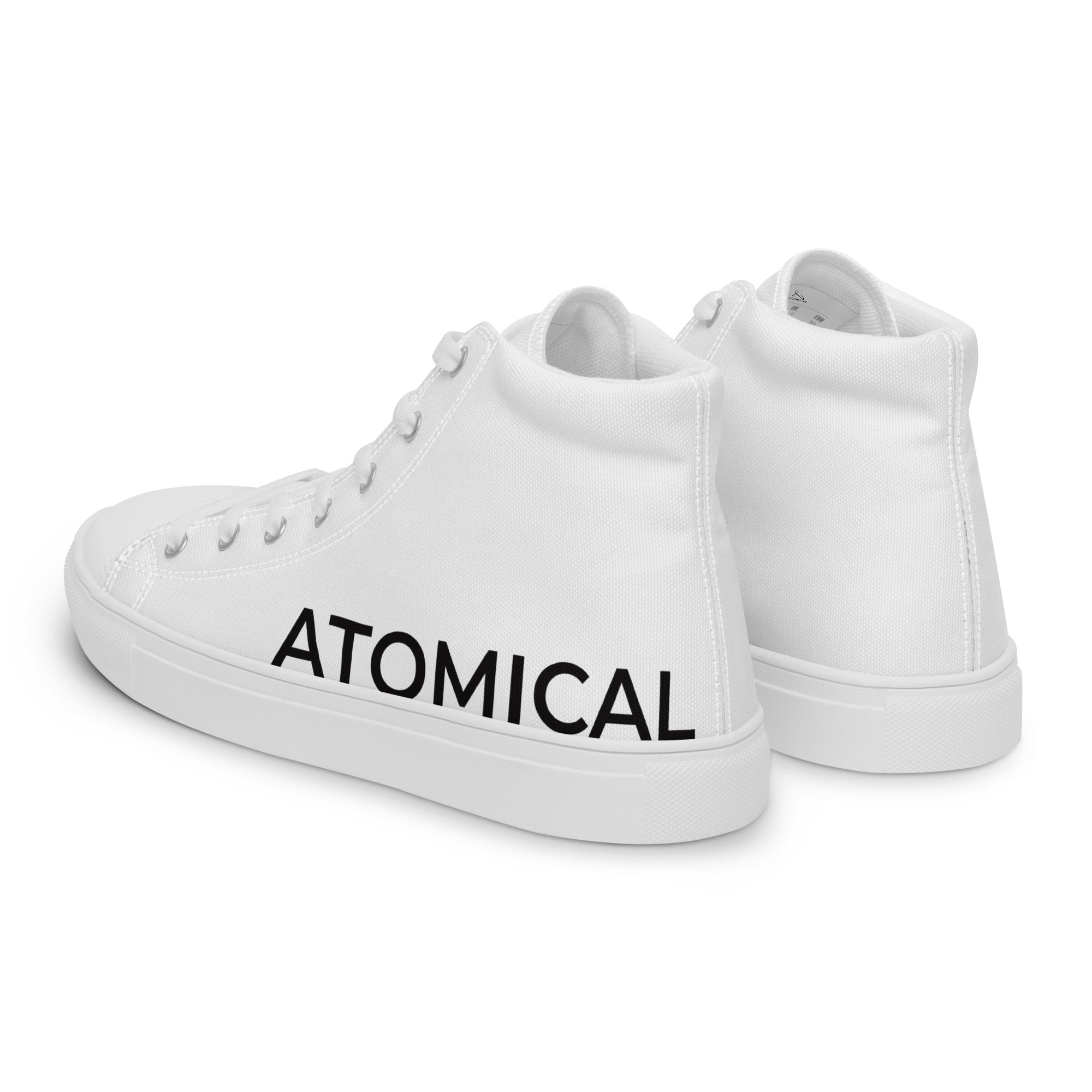 Atomical Men's High-Top Canvas Shoes